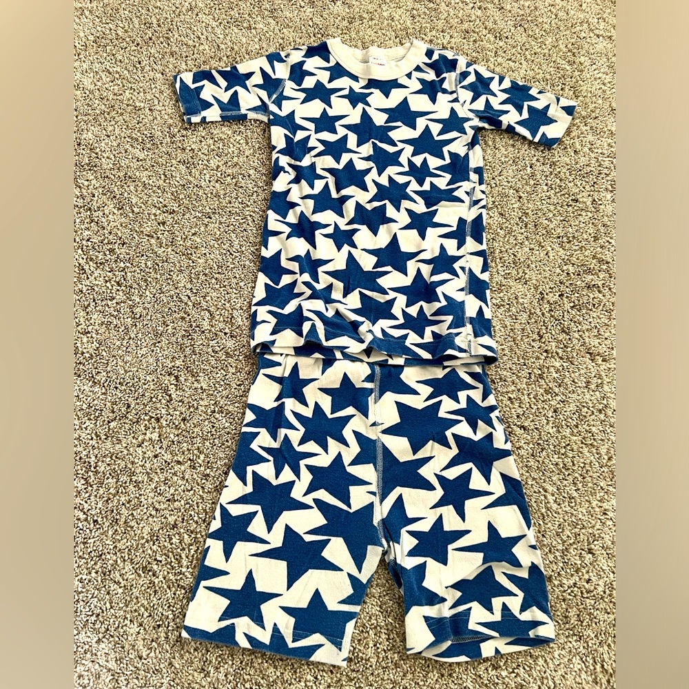 Hanna Andersson blue star pajamas size 140 (10)